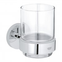 Grohe Essentials Mundglas mit Halter, Ausführung chrom - 40447001