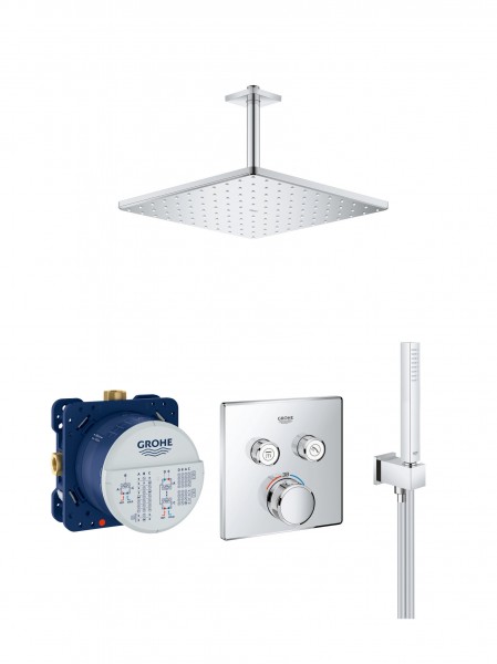 Grohe Grohtherm SmartControl Cube Komplettset Dusche CUBE004