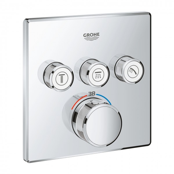 Thermostatmischer Grohe Grohtherm SmartControl 3 Absperrventile 29126000