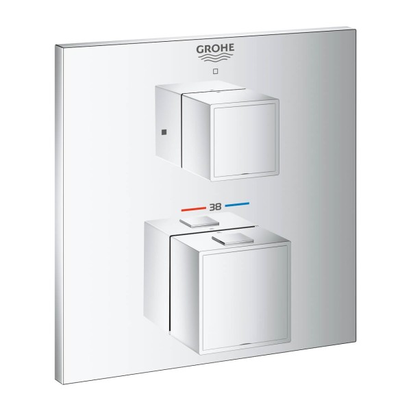 Grohe Grohtherm Cube 24153000 Thermostatmischer Dusche mit 1 Abgang chrom