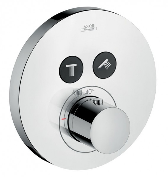 Axor ShowerSelect Round Thermostat Unterputz für 2 Verbraucher - 36723000