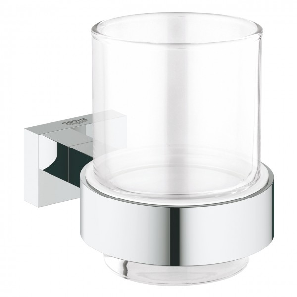 Mundglas mit Halter chrom Grohe Essentials Cube - 40755001