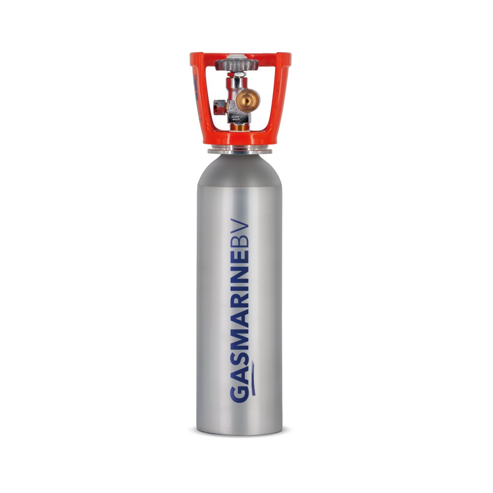 Aluminium-Flasche mit 2 kg CO2 Füllung fuer Sodawasser - GM02